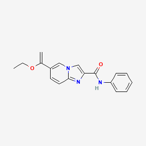 6-(1-ethoxyvinyl)-N-phenylimidazo[1,2-a]pyridine-2-carboxamide