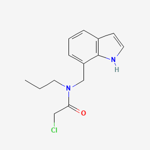 Acetamide,2-chloro-n-(1h-indol-7-ylmethyl)-n-propyl-