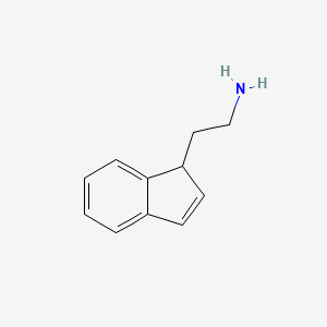 molecular formula C11H13N B8491030 (2-(1H-Indene-1-yl)ethyl)amine 