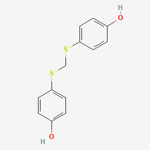 molecular formula C13H12O2S2 B8491044 Bis(4-hydroxyphenylthio)methane CAS No. 104884-57-3