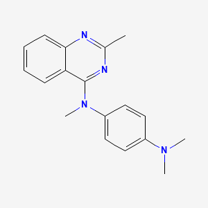 (4-Dimethylamino-phenyl)-(2-methyl-quinazolin-4-yl)-methyl-amine