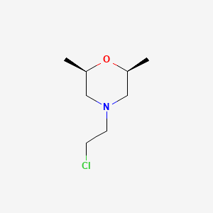 (2R,6S)-4-(2-chloroethyl)-2,6-dimethylmorpholine