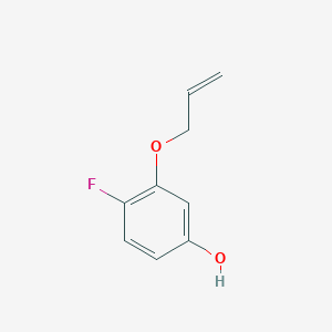 molecular formula C9H9FO2 B8491092 3-(Allyloxy)-4-fluorophenol 