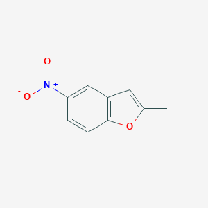 molecular formula C9H7NO3 B084911 2-甲基-5-硝基苯并呋喃 CAS No. 14146-09-9