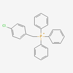 molecular formula C25H21ClP+ B8491101 4-Chlorobenzyltriphenylphosphonium 