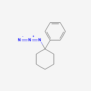 molecular formula C12H15N3 B8491127 (1-Azidocyclohexyl)benzene 