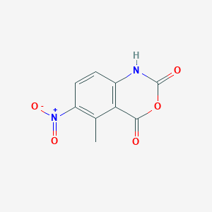 molecular formula C9H6N2O5 B8491145 5-Methyl-6-nitro-1H-benzo[d][1,3]oxazine-2,4-dione 