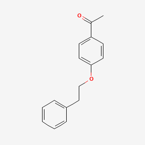 molecular formula C16H16O2 B8491157 1-[4-(2-phenylethoxy)phenyl]ethanone CAS No. 18099-61-1