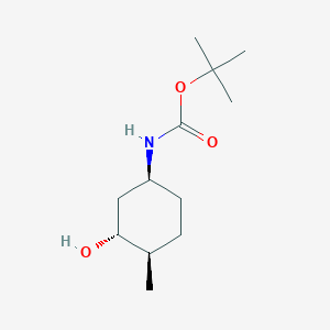 tert-butylN-[(1S,3R,4R)-3-hydroxy-4-methylcyclohexyl]carbamate