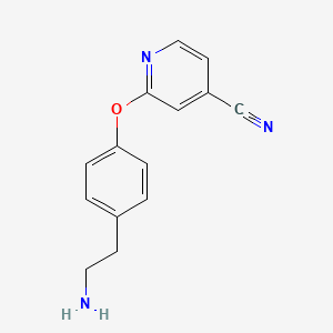 2-[4-(2-Aminoethyl)-phenoxy]-isonicotinonitrile