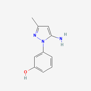 3-(5-Amino-3-methyl-pyrazol-1-yl)-phenol