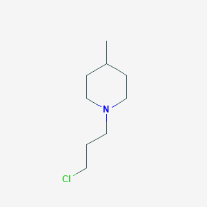 molecular formula C9H18ClN B8491316 N-[3-chloropropyl]-4-methylpiperidine 