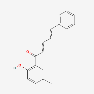 1-(2-Hydroxy-5-methylphenyl)-5-phenylpenta-2,4-dien-1-one