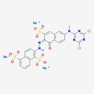 molecular formula C24H13Cl2N6Na3O10S3 B084914 活性橙4 CAS No. 12225-82-0
