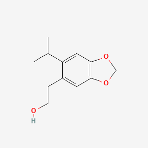 molecular formula C12H16O3 B8491417 2-(6-Isopropyl-1,3-benzodioxol-5-yl)ethanol 