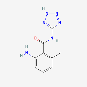 2-amino-6-methyl-N-(1H-tetrazol-5-yl)benzamide