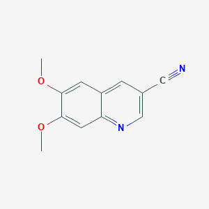 6,7-Dimethoxyquinoline-3-carbonitrile