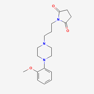2,5-Pyrrolidinedione, 1-[3-[4-(2-methoxyphenyl)-1-piperazinyl]propyl]-