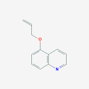 molecular formula C12H11NO B8491604 5-Allyloxyquinoline 