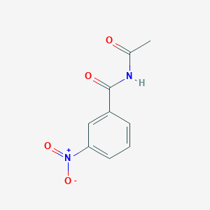 molecular formula C9H8N2O4 B8491617 N-Acetyl-3-nitrobenzamide CAS No. 62129-25-3