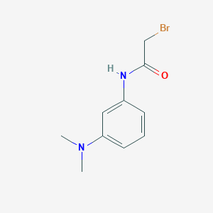 molecular formula C10H13BrN2O B8491636 2-bromo-N-(3-dimethylamino-phenyl)-acetamide 