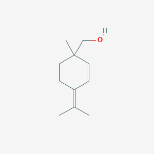 molecular formula C11H18O B8491765 4-Isopropylidene-1-methyl-2-cyclohexenylmethanol 