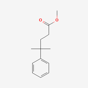 molecular formula C13H18O2 B8491853 Methyl 4-methyl-4-phenylpentanoate 