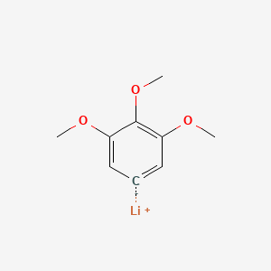 molecular formula C9H11LiO3 B8491889 Lithium, (3,4,5-trimethoxyphenyl)- CAS No. 81952-68-3