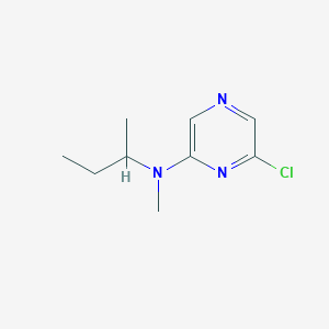 molecular formula C9H14ClN3 B8491890 6-chloro-N-methyl-N-(1-methylpropyl)pyrazin-2-amine 