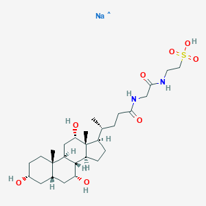 molecular formula C28H47N2NaO8S B084919 Tauroglycocholic acid, sodium salt CAS No. 11006-55-6
