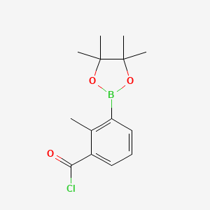 2-Methyl-3-(4,4,5,5-tetramethyl-1,3,2-dioxaborolan-2-yl)benzoyl chloride