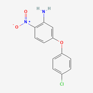 2-Amino-4-(4-chlorophenoxy)-1-nitrobenzene