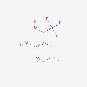 4-Methyl-2-(2,2,2-trifluoro-1-hydroxyethyl)phenol