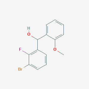 (3-Bromo-2-fluorophenyl)(2-methoxyphenyl)methanol