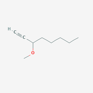 molecular formula C9H16O B8492095 3-Methoxyoct-1-yne CAS No. 52419-11-1