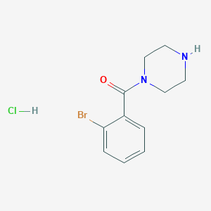 (2-Bromo-phenyl)-piperazin-1-yl-methanone hydrochloride