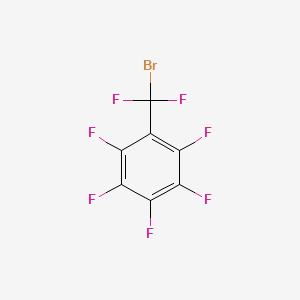 1-[Bromo(difluoro)methyl]-2,3,4,5,6-pentafluorobenzene