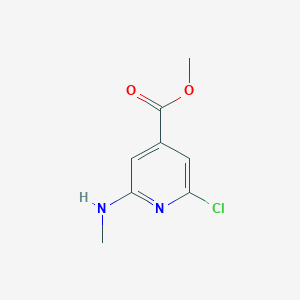 Methyl 2-chloro-6-(methylamino)isonicotinate