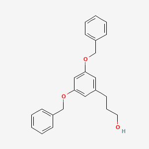 molecular formula C23H24O3 B8492163 3-(3,5-Bis(benzyloxy)phenyl)propan-1-ol 