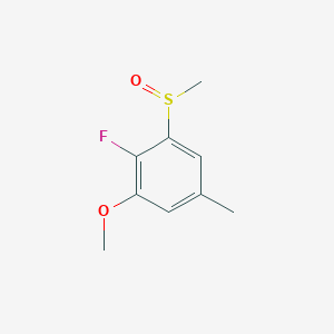 2-Fluoro-1-methoxy-5-methyl-3-(methylsulfinyl)benzene