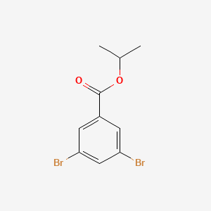 molecular formula C10H10Br2O2 B8492241 3,5-Dibromo-benzoic acid isopropyl ester 