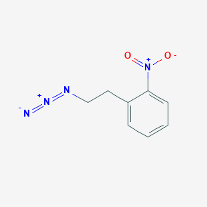 molecular formula C8H8N4O2 B8492336 2-(2-Azidoethyl)nitrobenzene 