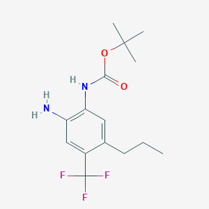 Carbamic acid,[2-amino-5-propyl-4-(trifluoromethyl)phenyl]-,1,1-dimethylethyl ester