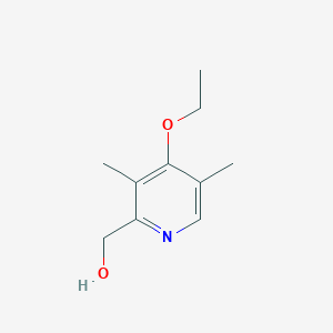 molecular formula C10H15NO2 B8492443 4-Ethoxy-3,5-dimethyl-2-pyridylmethanol 