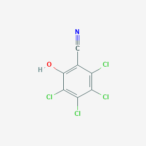 molecular formula C7HCl4NO B8492457 2,3,4,5-Tetrachloro-6-hydroxybenzonitrile CAS No. 60099-05-0
