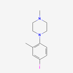 1-(4-Iodo-2-methylphenyl)-4-methylpiperazine