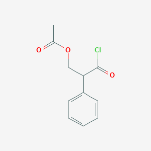 molecular formula C11H11ClO3 B084925 乙酰基托品氯 CAS No. 14510-37-3
