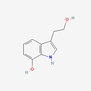 molecular formula C10H11NO2 B8492659 3-(2-hydroxyethyl)-1H-indol-7-ol 