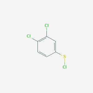 molecular formula C6H3Cl3S B8492674 3,4-Dichlorobenzenesulfenyl chloride 