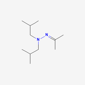 molecular formula C11H24N2 B8492707 Acetone diisobutylhydrazone CAS No. 52835-12-8